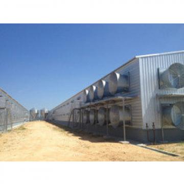 high quality modern leading prefab farm poultry chicken house with automatic equipment by China poultry house manufacturer