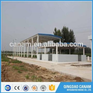 Cheap price and high quanlity steel structure buildings for gas station