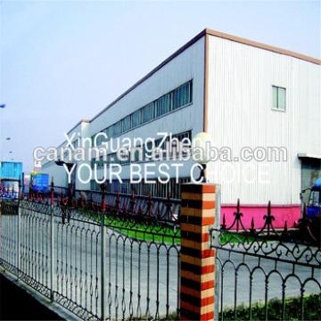 China Manufacturer prefabricated steel structure building in warehouse by steel beam