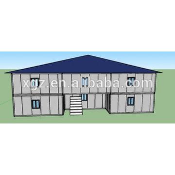 two-storey steel structure slop roof house