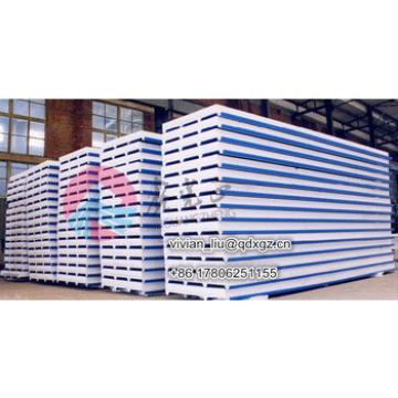 PPGI/ light steel corrugated EPS sandwich panel/best price