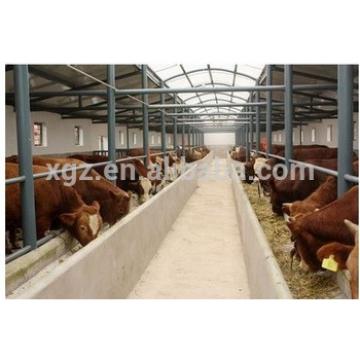 warm keeping prefabricated steel structure cow shed
