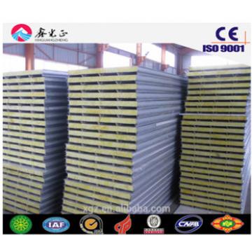 EPS/PU/Rock wool sandwich panel used for wall and roof