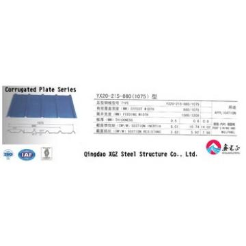 XGZ PPGI single tile used for construction sandwich panel