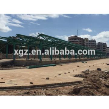 Prefabricated steel structure materials for Terminus project in Tanzania