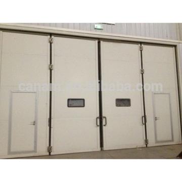 Industrial electric steel folding door