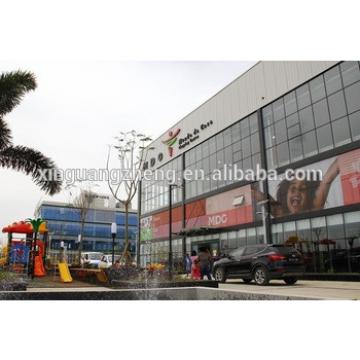 prefabricated steel structure shopping hall