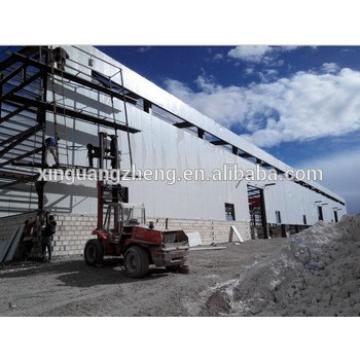 industrial large span metal frame storage warehouse