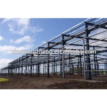 metal cladding steel structure long life span warehouse