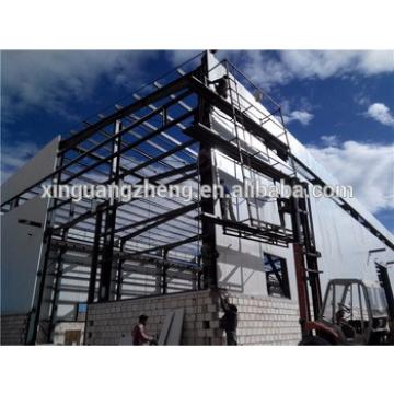 Workshop building steel structure and sandwich panel