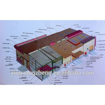china professional prefab steel fabrication warehouse