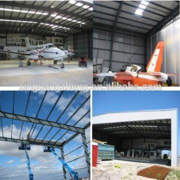 Clear span construction aircraft hangar