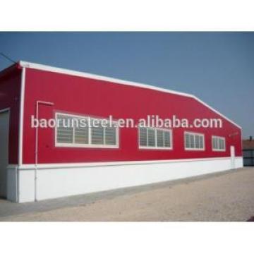 Baorun lihgt gauge structure prefabricated house with wooden decoration exterior board