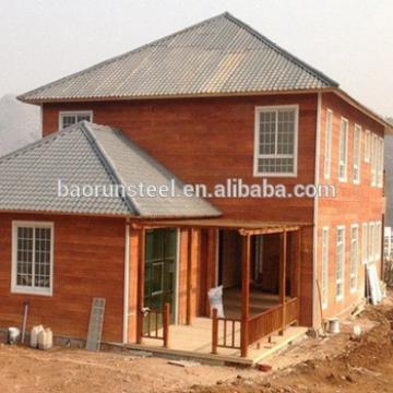 The costly style of light steel structure villa house architecture and model