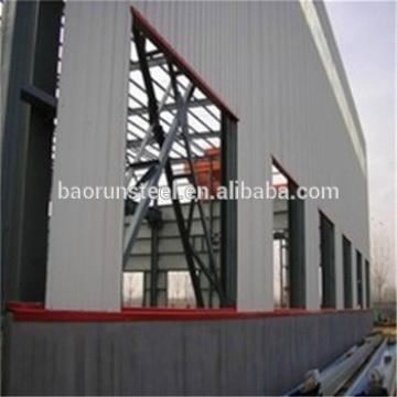 Large span steel space construction design steel frame warehouse