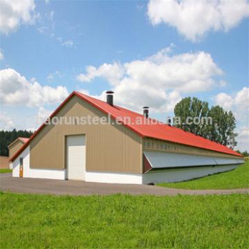 Low cost light steel prefabricated poultry shed