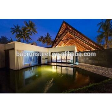 Mediterranean Style Luxury Light Gauge Steel Structure Prefabricated Villa