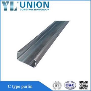 Perforated C Steel purlin bracket c channel steel price steel channel