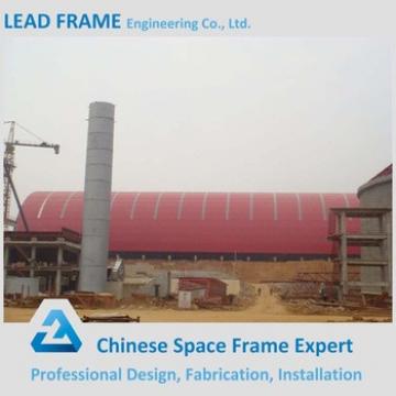 Prefabricated light steel structure coal storage shed building