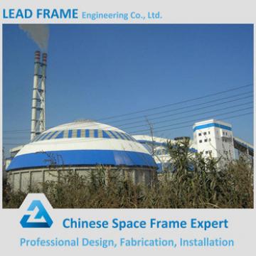 Prefabricated long span steel truss structure dome coal storage design
