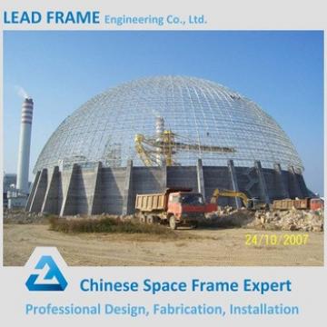 Prefab Coal Storage Steel Space Dome with Roof Truss Systems
