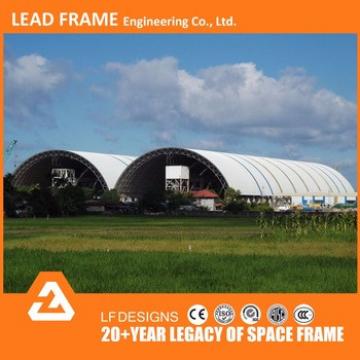 light steel structure space frame prefabricated sheds