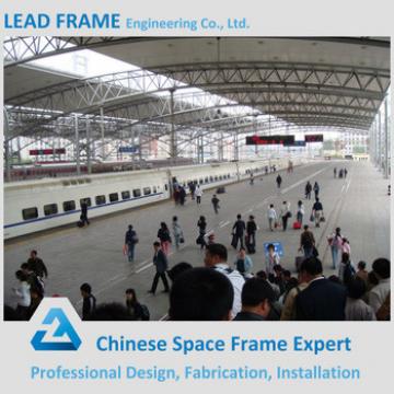 flexible customized design structure steel fabrication for train station
