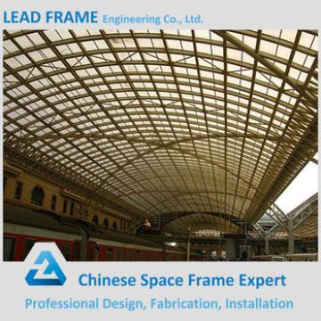 Attractive and durable steel structure space frame for train station