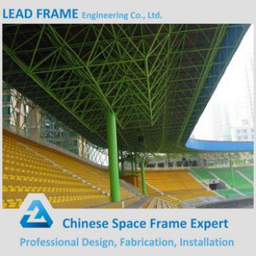 large span stability steel arched roof trussfor stadium bleacher