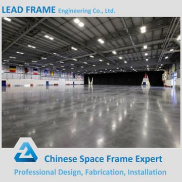 galvanized color steel space frame prefabricated arched prefabricated conference hall