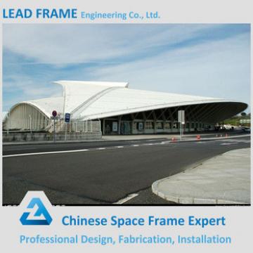 Space frame steel structure canopy for football stadium