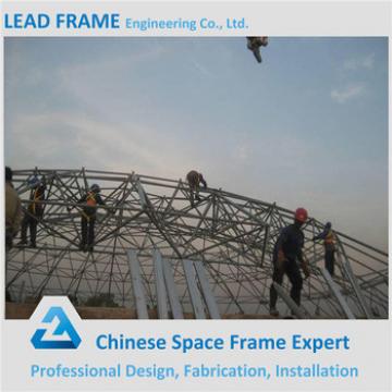 Bule Color Steel Space Frame Long Span Roof Prefabricated Hall