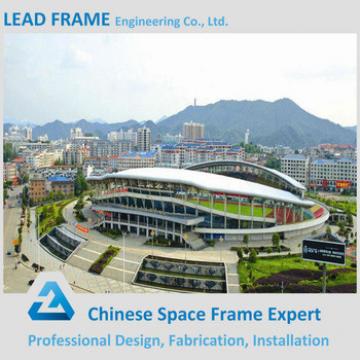 Permanent lightweight space frame prefab stadium