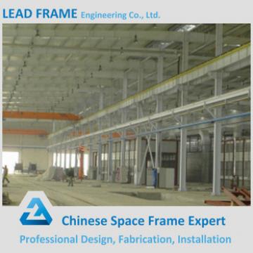 Space Frame Structure Light Steel Frame Warehouse With Crane