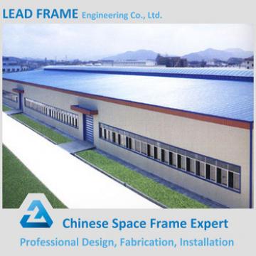 Galvanized Large Span Light Steel Structure Warehouse With Low Price