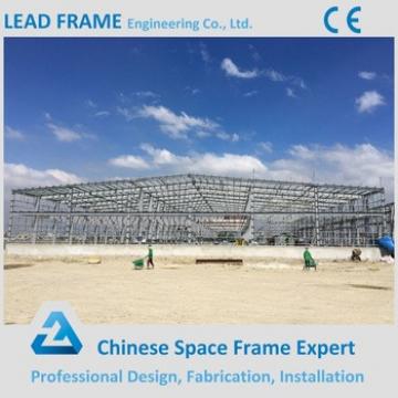 Large span space frame roof structural steel workshop