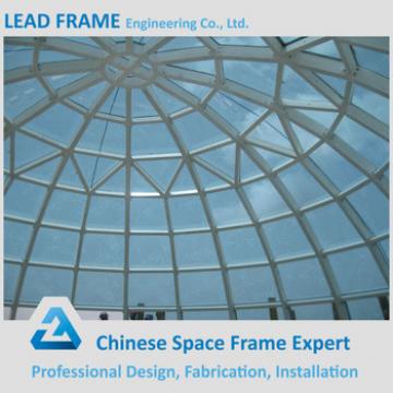 High Rise Steel Structure Glass Dome For Church Auditorium