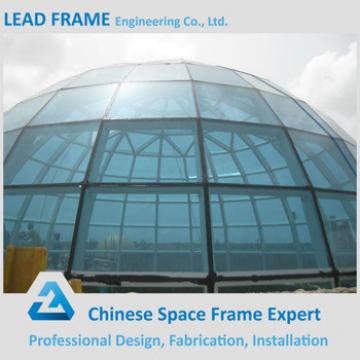 Environmental Steel Frame Structure Glass Atrium Roof