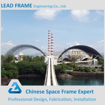 New style low cost prefab space frame design for coal storage