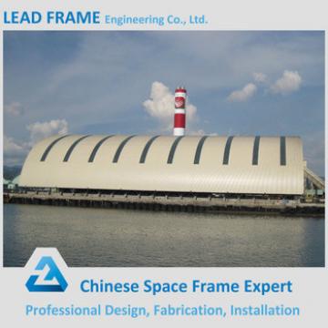 Customized light steel space frame for coal fired power plant