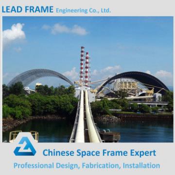 Light steel space frame roofing for building