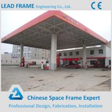 Economic cost of gas station canopy with space frame