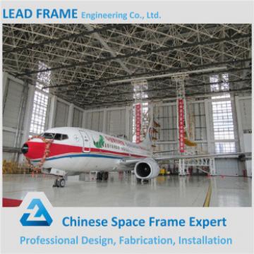 Long Span Light Steel Frame Windproor Arch Hangar with Sliding Door
