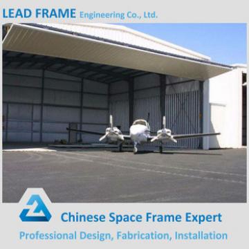 Economical steel frame roof structure aircraft hangar