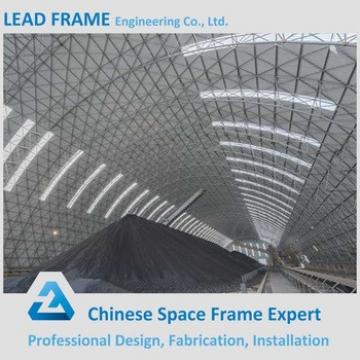 Prefabricated Barrel Steel Space Frame for Bulk Storage Shed