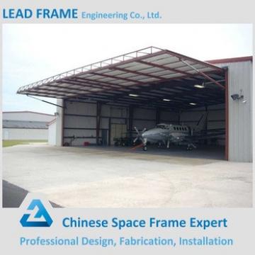 Q345 light steel space frame airplane hangar from China