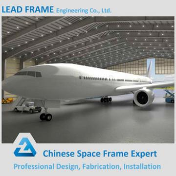 Elegant appearance steel frame structure aircraft hangar