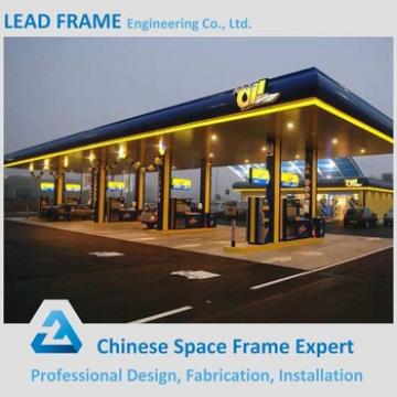 China factory price high quality cost of gas station canopy