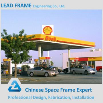 Long span steel frame service station from China