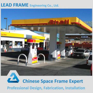 easy quick installation gas station canopy metal roof